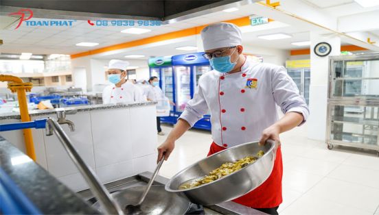 Thi công khu bếp ăn & hệ thống gas cho Trường song ngữ quốc tế Royal School