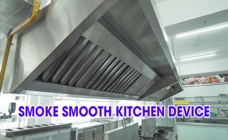 APPLICATION OF THE VENTILATION SYSTEM - SMOKE SMOOTH KITCHEN DEVICE