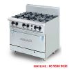 Stainless steel deluxe range oven with open burner DRO6L berjaya
