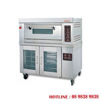 1 decks gas baking oven + 12 pans proofer BJY-1B + 12PF-G