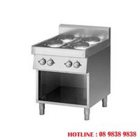 Electric range on open cabinet. 4 round hot plates FU 70/70 PCE