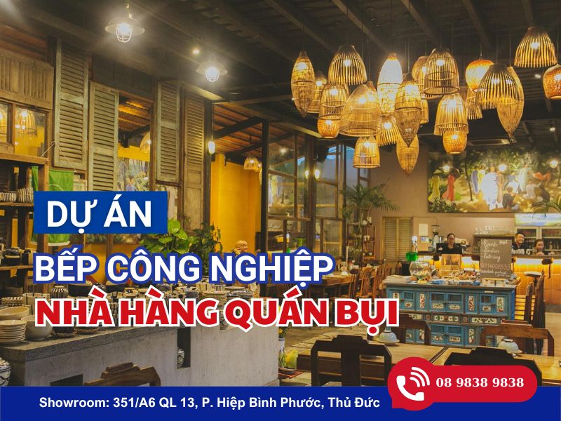 Dự án nhà hàng Quán Bụi