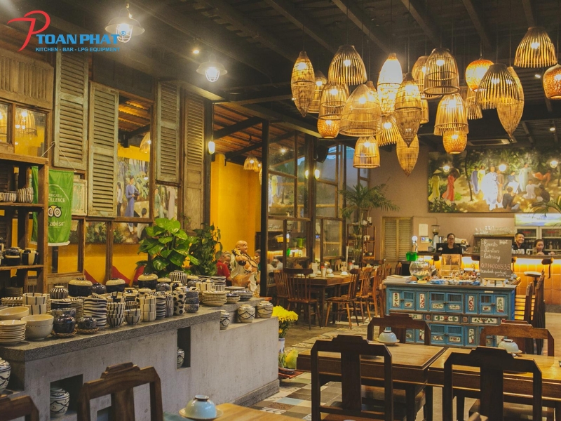 DỰ ÁN THI CÔNG BẾP NHÀ HÀNG - CHUỖI QUÁN BỤI 1 Nhà hàng Quán Bụi