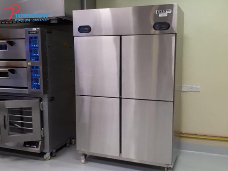 DỰ ÁN THI CÔNG BẾP NHÀ HÀNG - CHUỖI QUÁN BỤI 2 Tủ lạnh công nghiệp