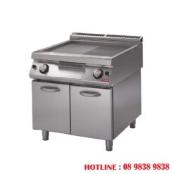 BẾP CHIÊN NỬA PHẲNG NỬA NHÁM CÓ TỦ BÊN DƯỚI MODULAR PK 90/80FTRGS-P