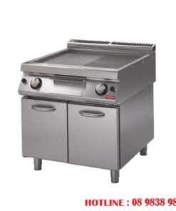 BẾP CHIÊN NỬA PHẲNG NỬA NHÁM CÓ TỦ BÊN DƯỚI MODULAR PK 90/80FTRGS-P