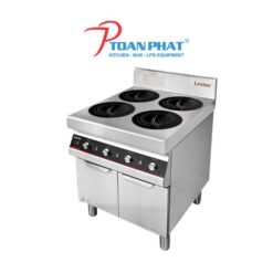 BẾP ĐIỆN TỪ CÔNG NGHIỆP 4 HỌNG HỘC TỦ LESTOV LT-B300IV-B135