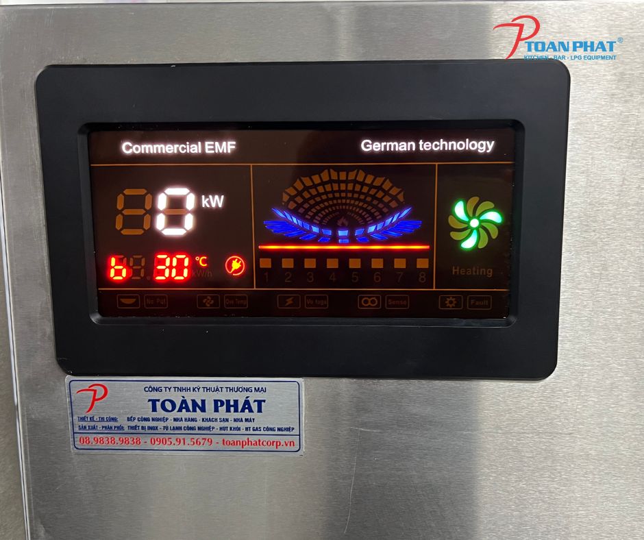 BẾP Á TỪ ĐƠN LIỀN CHẢO 20KW 3 Bep dien tu cong nghiep 7