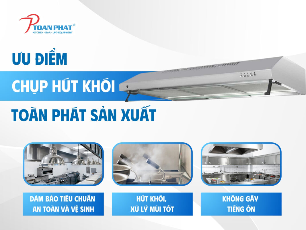 CHỤP HÚT KHÓI HÌNH CHÓP 3 Chụp hút khói Toàn Phát