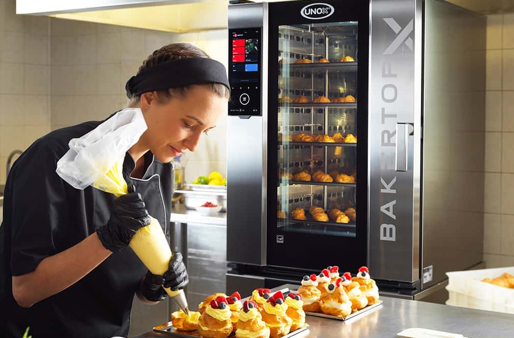 LÒ NƯỚNG ĐỐI LƯU UNOX BAKERTOP MIND.MAPS PLUS 4 KHAY 7 LO NUONG DOI LUU BAKERTOP 1