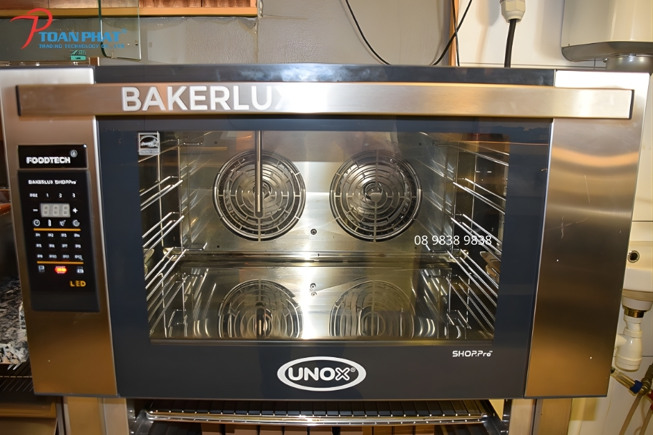 LÒ NƯỚNG ĐỐI LƯU UNOX BAKERLUX SHOP.PRO TOUCH 4 KHAY 2 Lò nướng Unox Bakerlux Shop.Pro 4 khay