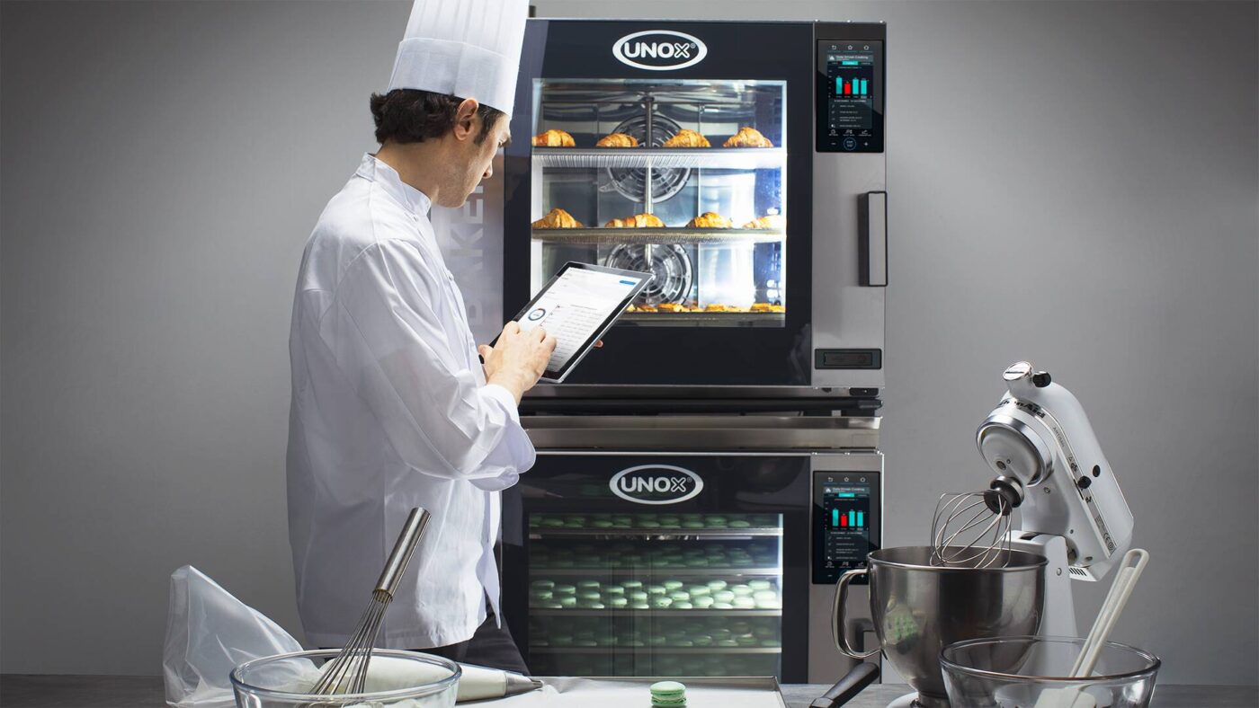 LÒ NƯỚNG ĐỐI LƯU UNOX BAKERTOP MIND.MAPS PLUS 4 KHAY 2 Lo nuong doi luu bakertop 1 1400x788 2