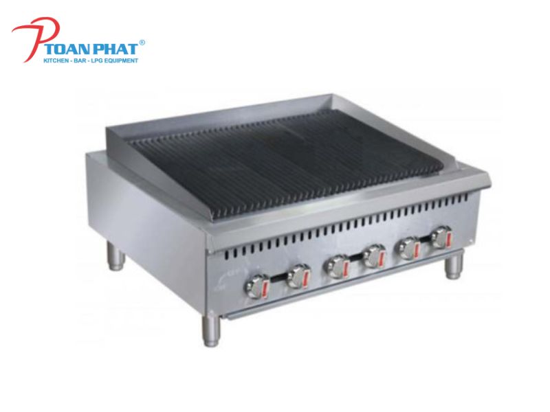 Lò nướng than inox 304 cao cấp - Nhận thiết kế theo yêu cầu 4 Lò nướng than đá dùng gas Eagle GB3B