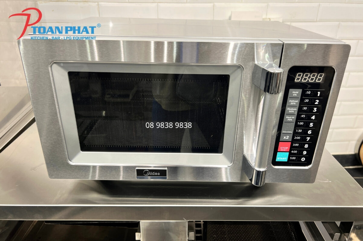 LÒ VI SÓNG CÔNG NGHIỆP MIDEA 1800W/2100W (2 BỘ PHÁT SÓNG TỪ) 2 Lò vi sóng công nghiệp Midea 1800W/2100W