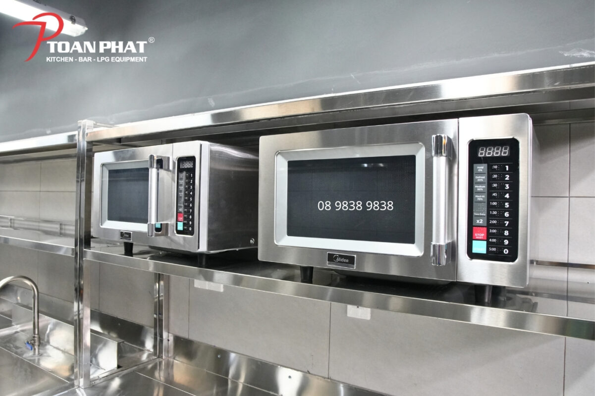 LÒ VI SÓNG CÔNG NGHIỆP MIDEA 1800W/2100W (2 BỘ PHÁT SÓNG TỪ) 4 Ưu điểm của lò vi sóng công nghiệp Midea 1800W/2100W