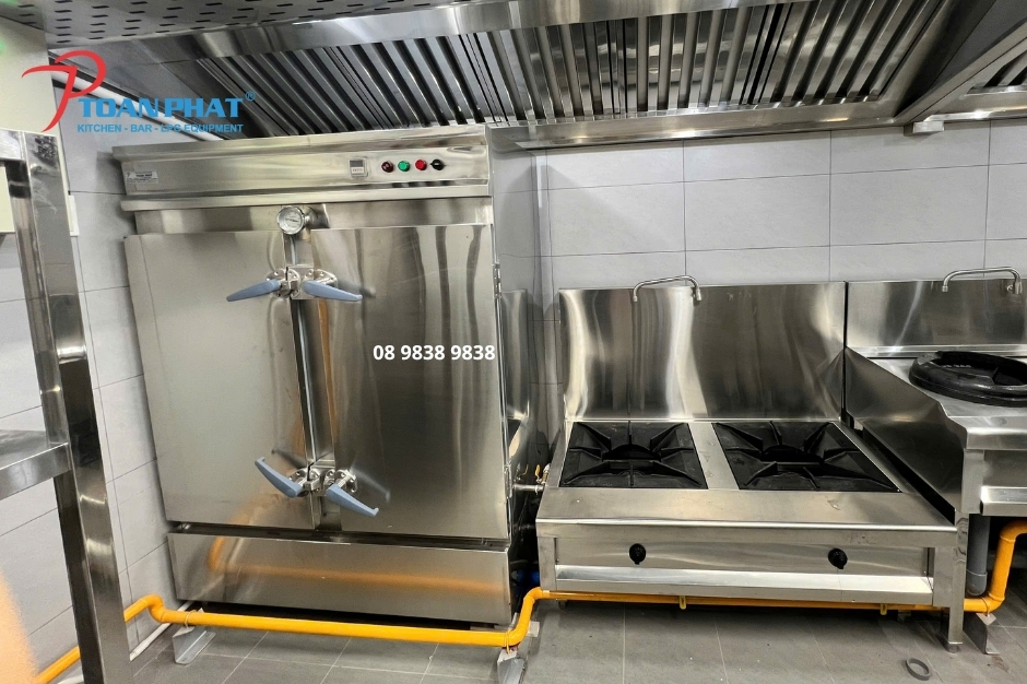 TỦ CƠM CÔNG NGHIỆP 100 KG 2 Tủ cơm công nghiệp 100kg