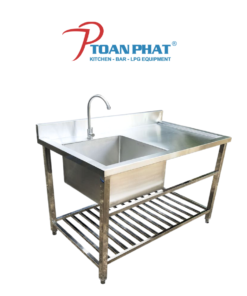 BÀN CHẬU RỬA ĐƠN CÓ KỆ SONG
