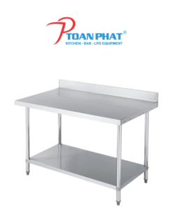 BÀN INOX 2 TẦNG THỚT CHẶT CÓ GÁY