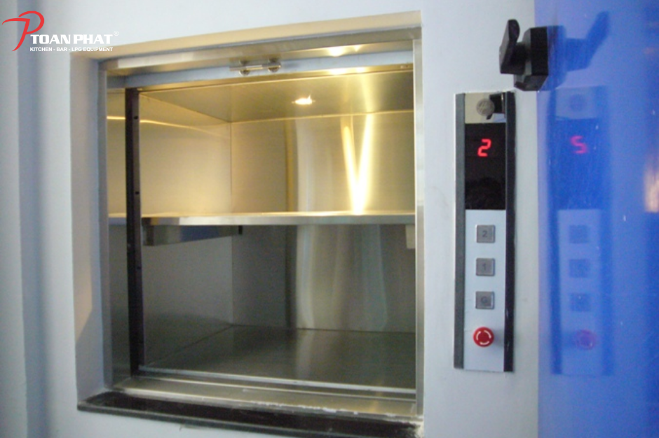 THANG TỜI THỰC PHẨM 6 Bảng điều khiển thang thực phẩm