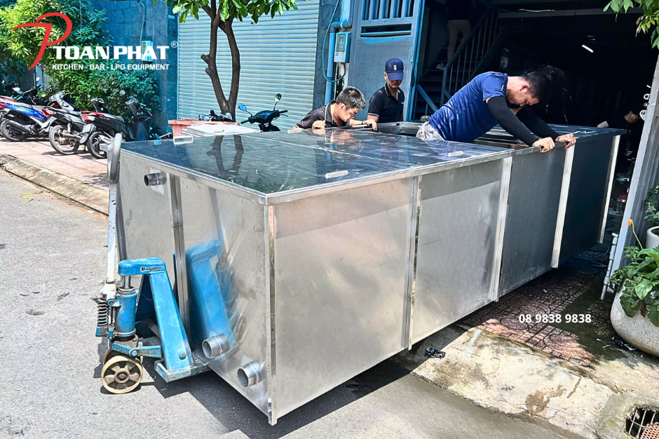 BỂ TÁCH MỠ INOX TOÀN PHÁT 10 Ưu điểm nổi bật của bể tách mỡ inox Toàn Phát
