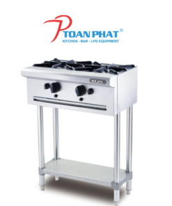 BẾP ÂU 2 HỌNG NGANG CÓ CHÂN ĐỨNG OB 2SFS