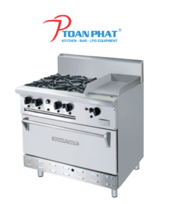 BẾP ÂU CÓ LÒ NƯỚNG VÀ CHIÊN PHẲNG BERJAYA OB4GG1BWOL