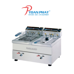 BẾP CHIÊN NHÚNG ĐIỆN ĐÔI CÓ VAN XẢ DẦU THỪA BERJAYA SDF12D