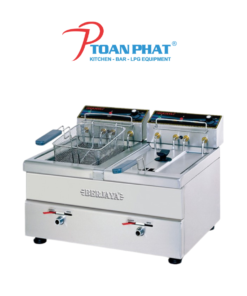 BẾP CHIÊN NHÚNG ĐIỆN ĐÔI CÓ VAN XẢ DẦU THỪA BERJAYA SDF12D