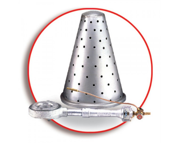 bếp gas trong lò quay gà vịt berjaya