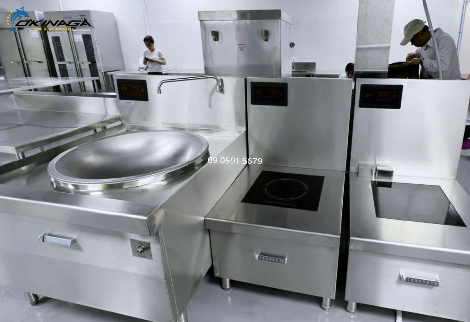 Ứng dụng thực tế của bếp từ công nghiệp OKINAGA