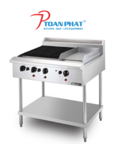 BẾP NƯỚNG CÓ CHIÊN PHẲNG KÈM CHÂN BERJAYA CB3BGG1BFS