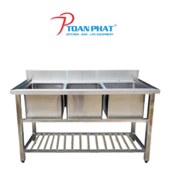 BỒN RỬA BA CÓ KỆ SONG