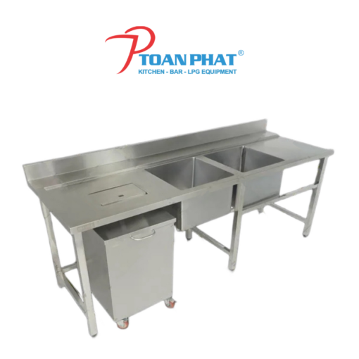 bon rua chen inox 304 2 ngan co thung rac 17115119411436