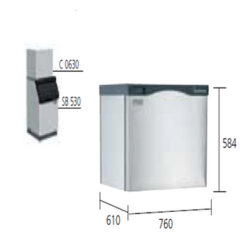 MÁY LÀM ĐÁ VIÊN PRODIGY SCOTMAN 223 KG/NGÀY