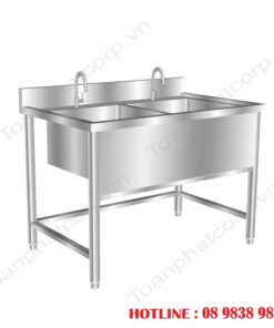 CHẬU RỬA INOX ĐÔI 10 chau rua inox doi toanphatcorp 1553670879127