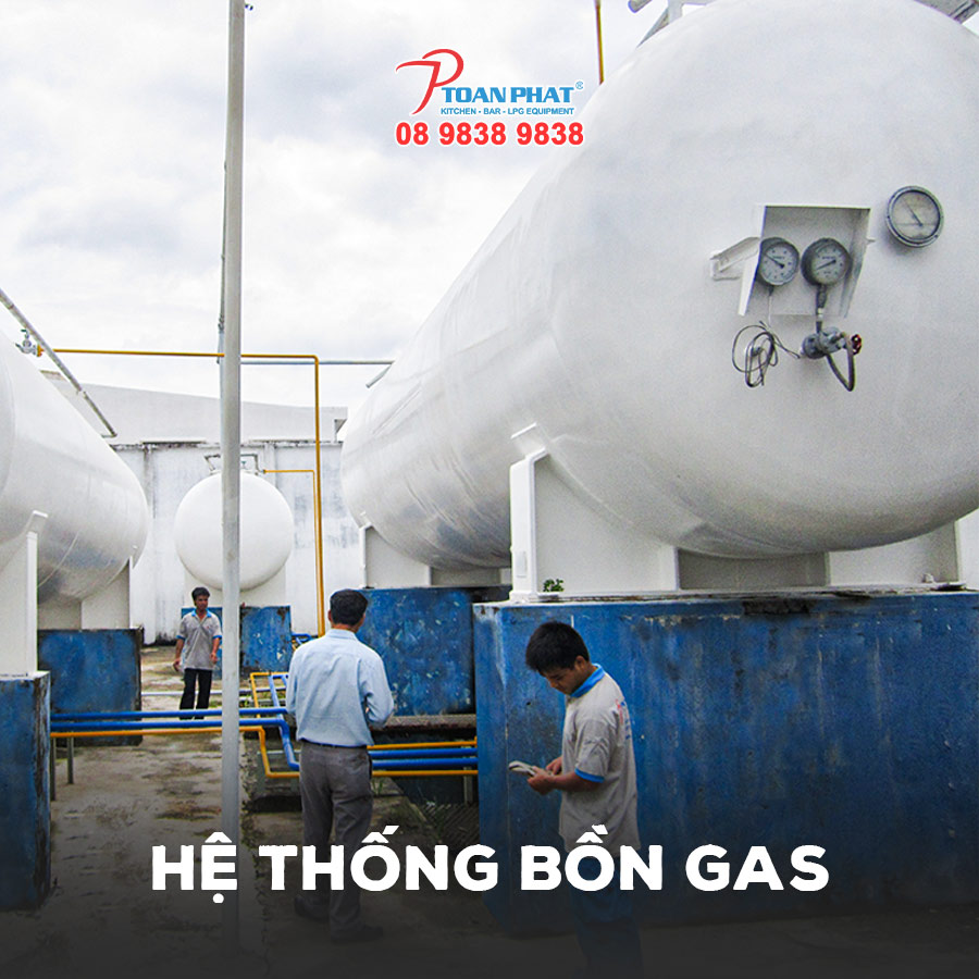 hệ thống bồn gas công nghiệp