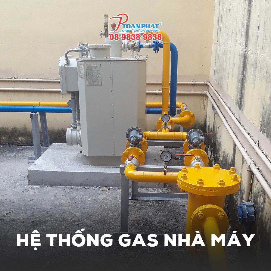 hệ thống gas nhà máy xí nghiệp
