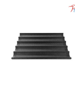 KHAY NƯỚNG UNOX | FORO.BAGUETTE BLACK (PERFORATED ALUMINIUM TRAY)
