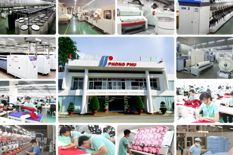Công ty cổ phần Phong Phú là một trong những doanh nghiệp hàng đầu trong lĩnh vực dệt may