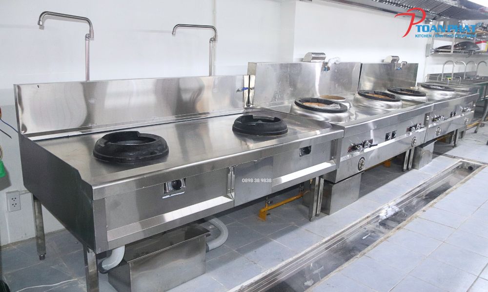 Bếp Á 2 họng công nghiệp