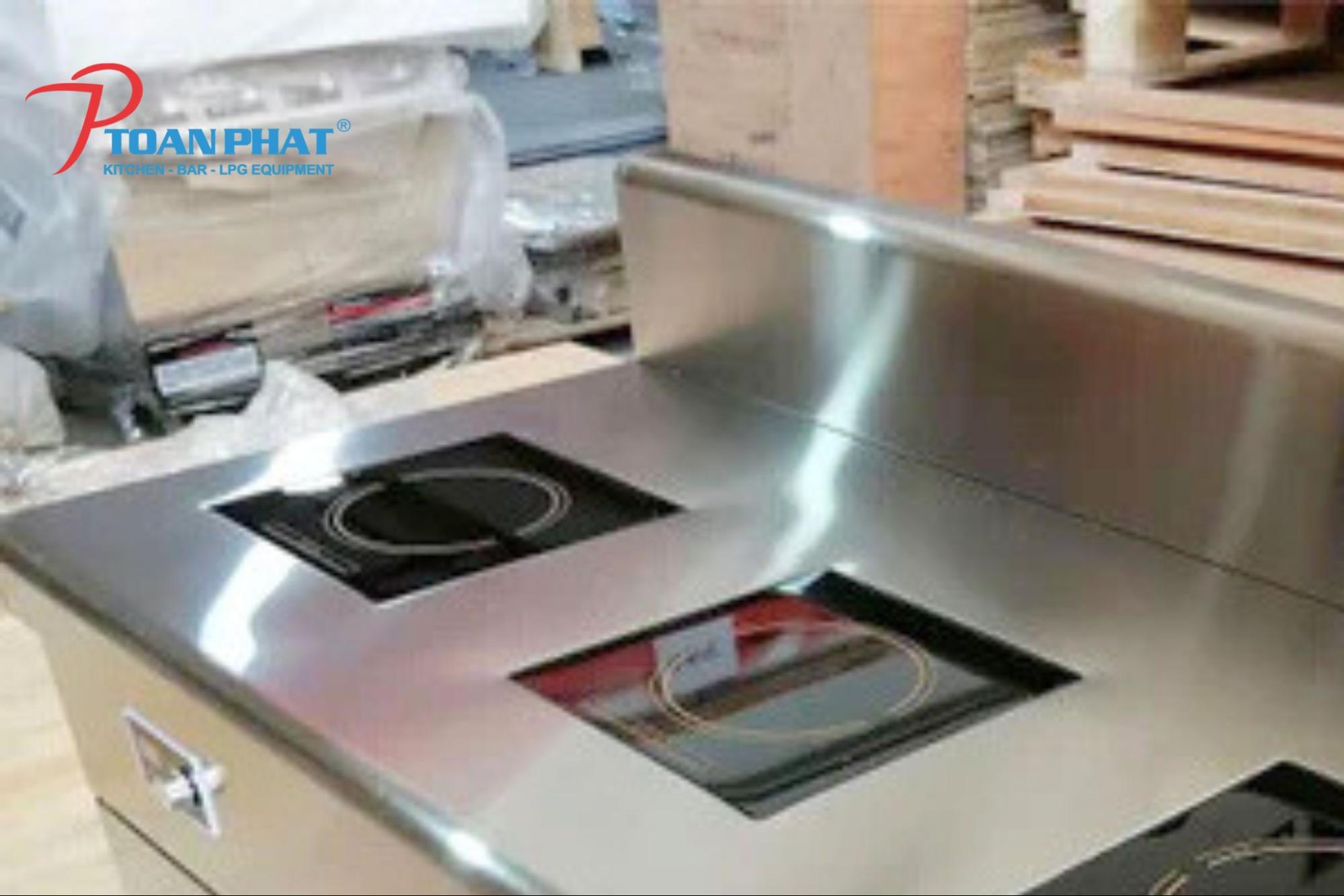 Bếp từ đôi công nghiệp 3 Bề mặt bếp từ