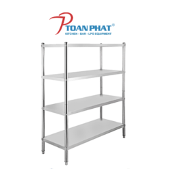 KỆ PHẲNG INOX 4 TẦNG