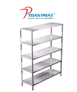 KỆ PHẲNG INOX 5 TẦNG