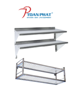 KỆ PHẲNG (SONG) 2 TẦNG TREO TƯỜNG