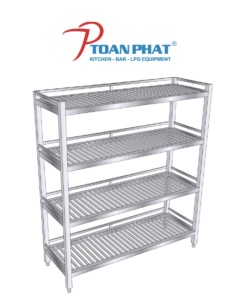 KỆ SONG INOX 4 TẦNG