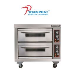 LÒ NƯỚNG BÁNH 2 TẦNG 4 KHAY BERJAYA BJY E13KW-2