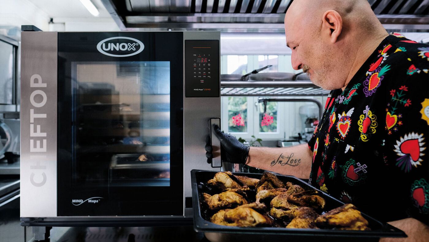 Lò nướng đa năng Unox Cheftop Mind.Maps One 3 khay 3 lo nuong da nang 4 1400x788 1