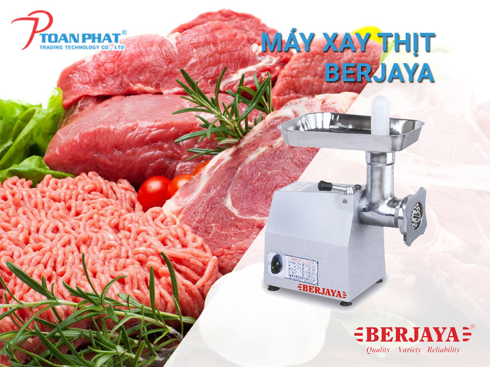 NHỮNG THIẾT BỊ BẾP NHÀ HÀNG KHÁCH SẠN KHÔNG THỂ THIẾU 3 Máy xay thịt công nghiệp Berjaya