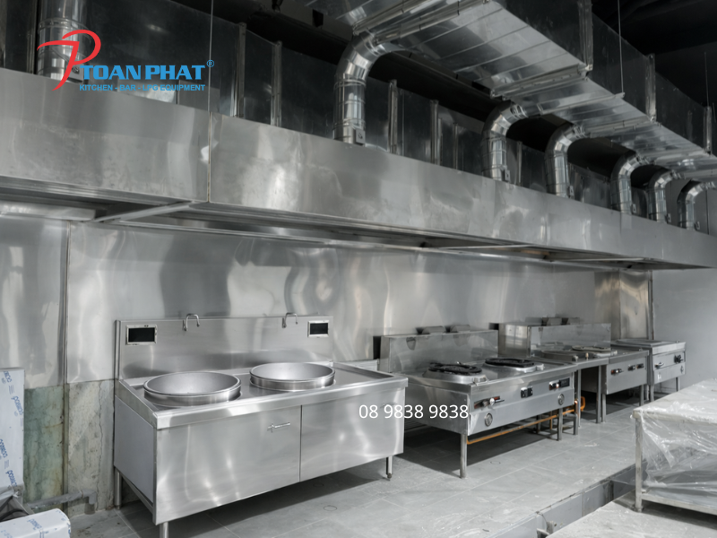 Giải pháp bếp Á điện từ đôi liền chảo cho chuỗi nhà hàng F&B