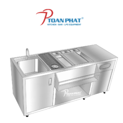 MODULE QUẦY PHA CHẾ COCKTAIL INOX